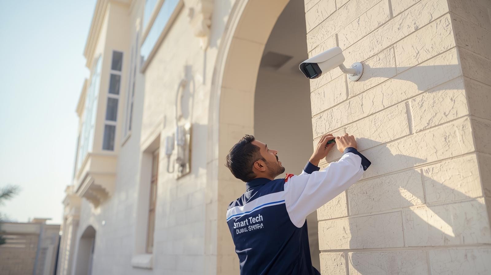 CCTV security camera installation in Dubai